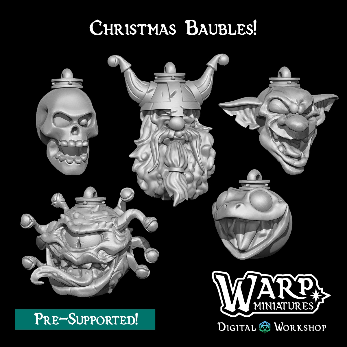 Christmas Baubles - Warp Miniatures