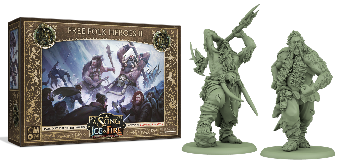 thumbnail image 2 of Free Folk Skinchangers – A Song Of Ice & Fire Miniatures – CMON NIB 2 of 6