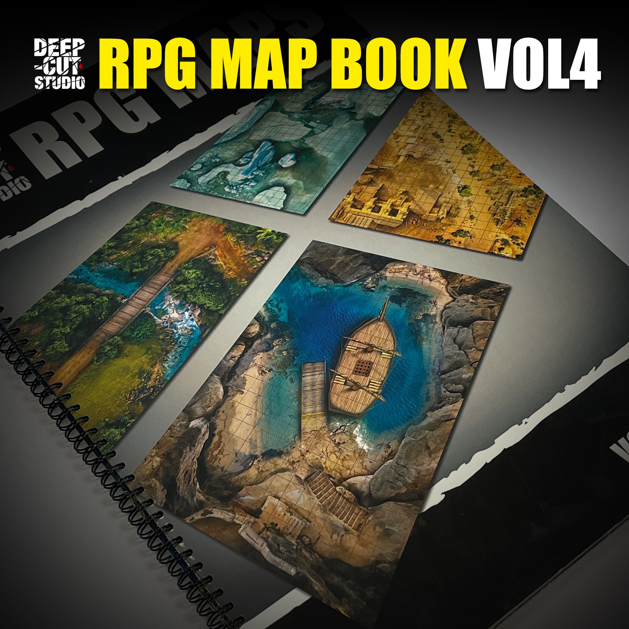 RPG Map Book Volume 4 - Deep-Cut Studio