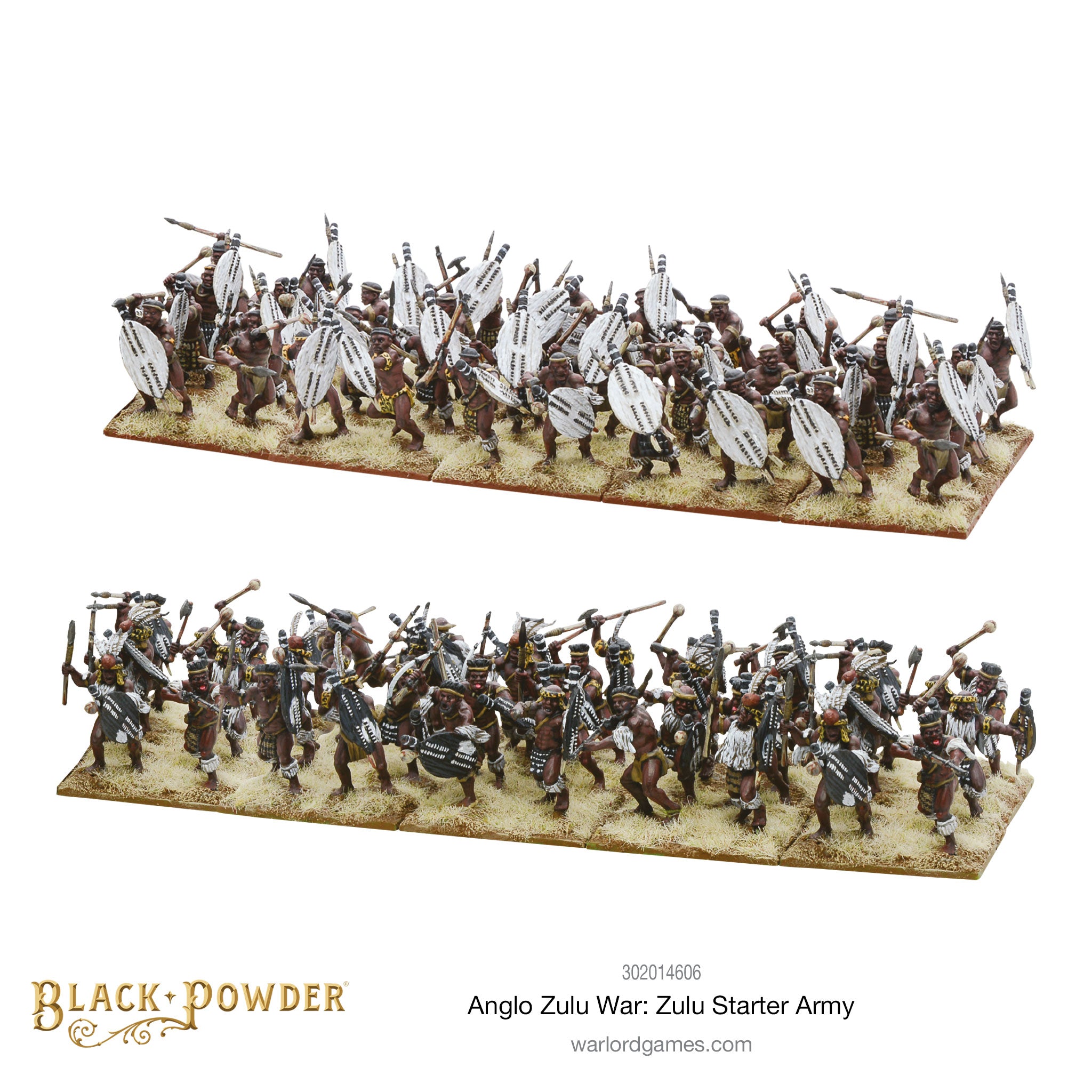 Zulu Starter Army Miniatures - Warlord Games