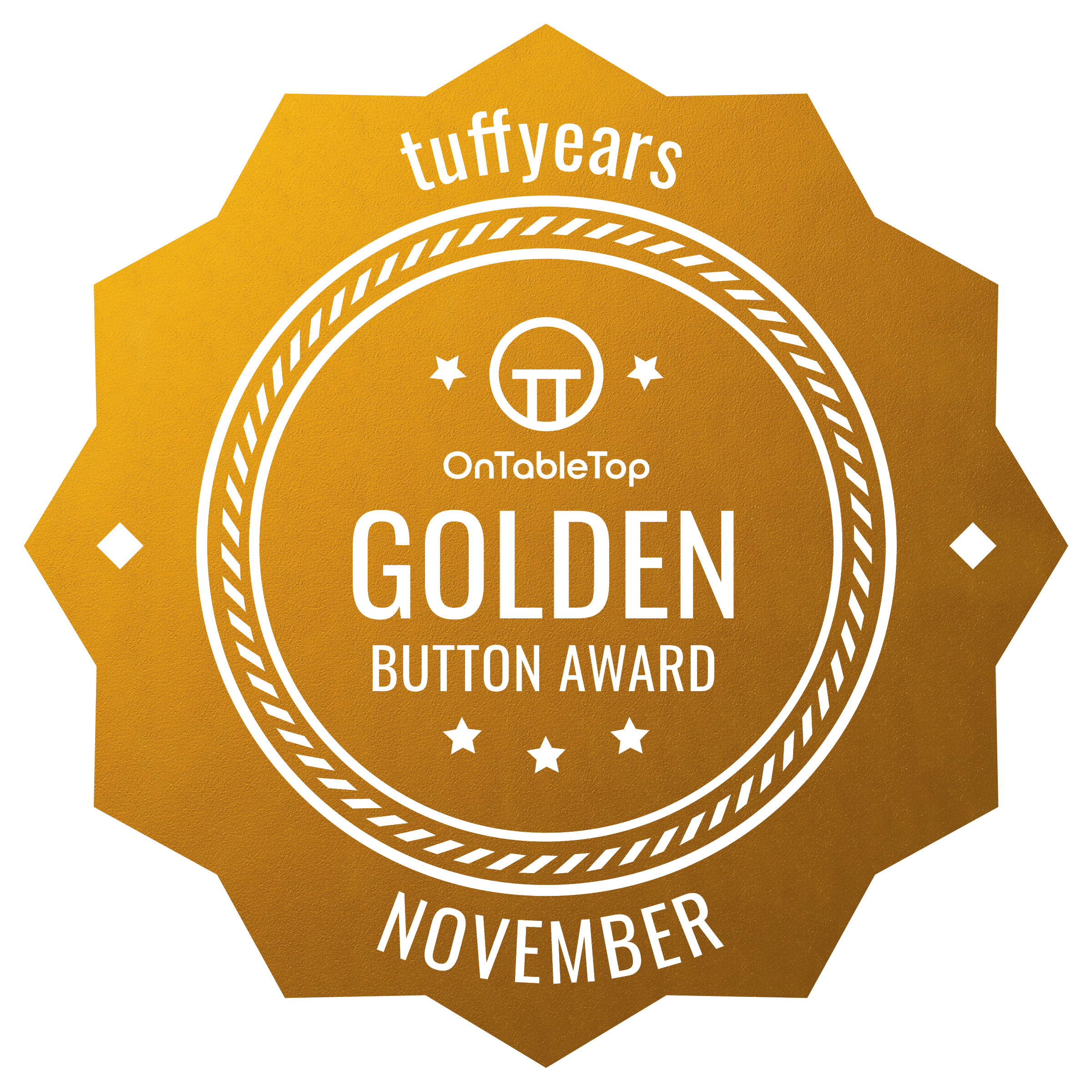 tuffyears-Gold-Button