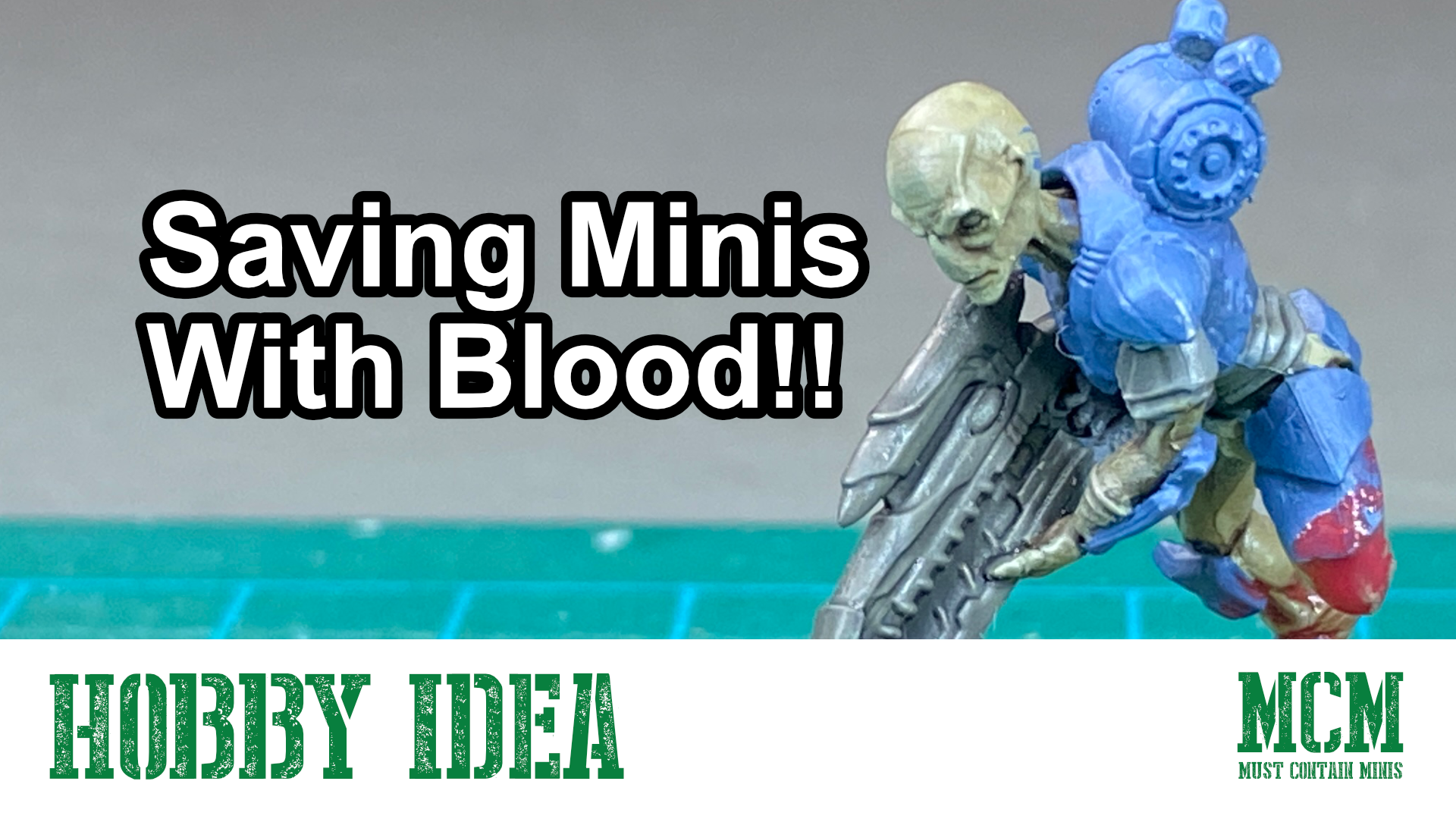 Saving Miniatures With Blood Glistening Blood Effect to the Rescue