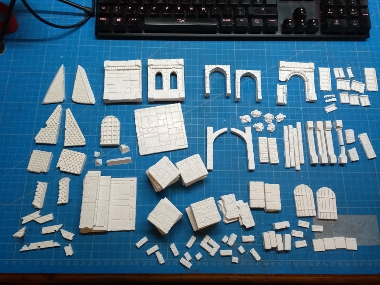 roughly 600g of castings 