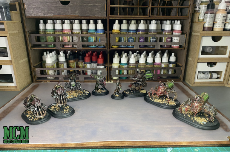 My painted Enlightened force from Wild West Exodus.