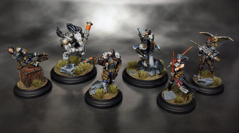Finished the Infernal Investigation posse for my Lawmen!