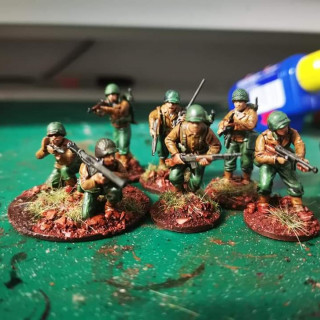 Some of the minis painted in 2021