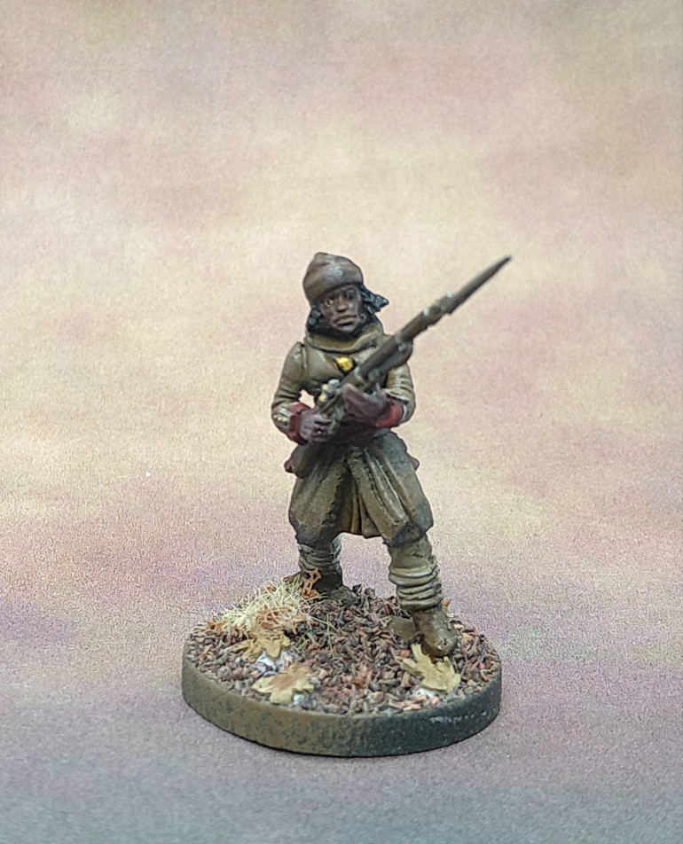 Frostgrave Soldiers 2 body and head and Victrix French arms.