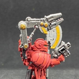 Blood Angels Engineer and Leviathan Pattern Siege Dreadnought (20 points)