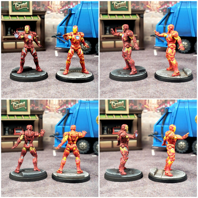 Iron Man Repaint Comparison