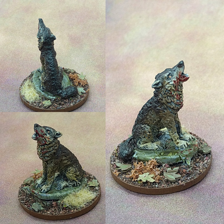 Followed the same scheme as my werewolf. Will hopefully have a consistent set of four and hope I don't need more.