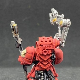 Blood Angels Engineer and Leviathan Pattern Siege Dreadnought (20 points)