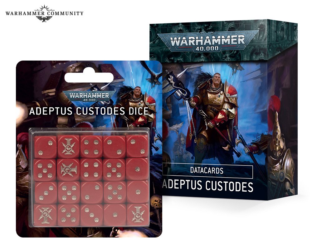 Adeptus Custodes Dice - Warhammer 40000