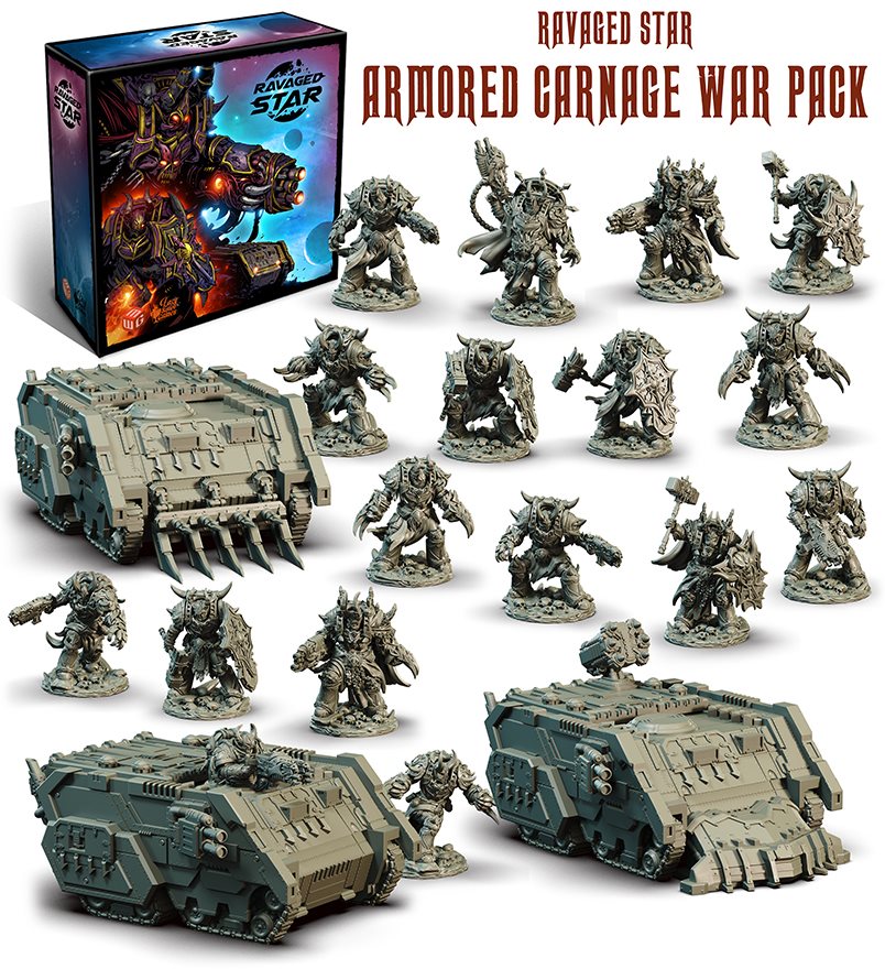 Armoured Carnage War Pack - MiniWarGaming