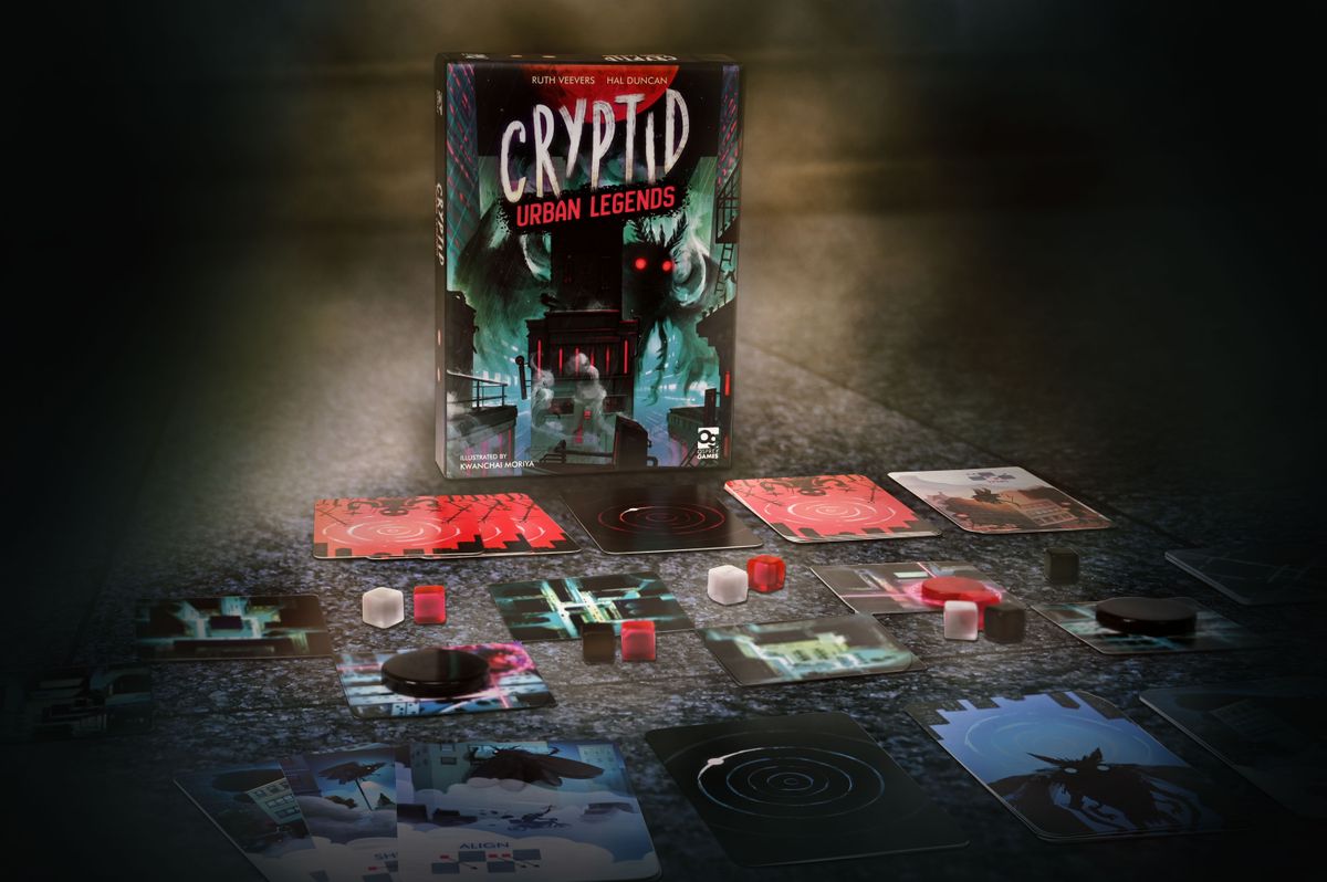 Cryptid Urban Legends Contents - Osprey Games