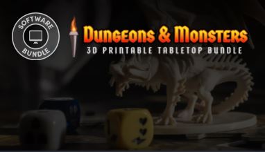 Get a Ton Dungeon & Monsters 3D Files For Cheap on Humble!