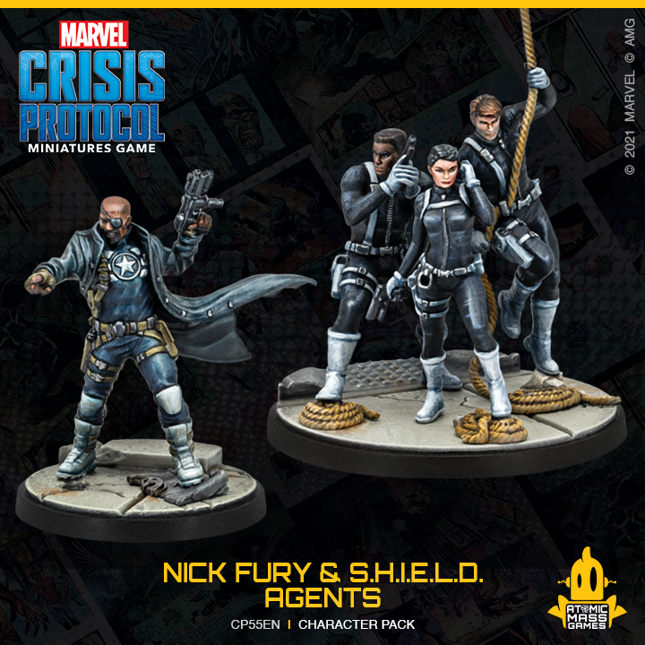 Nick Fury & SHIELD Agents Set - Marvel Crisis Protocol