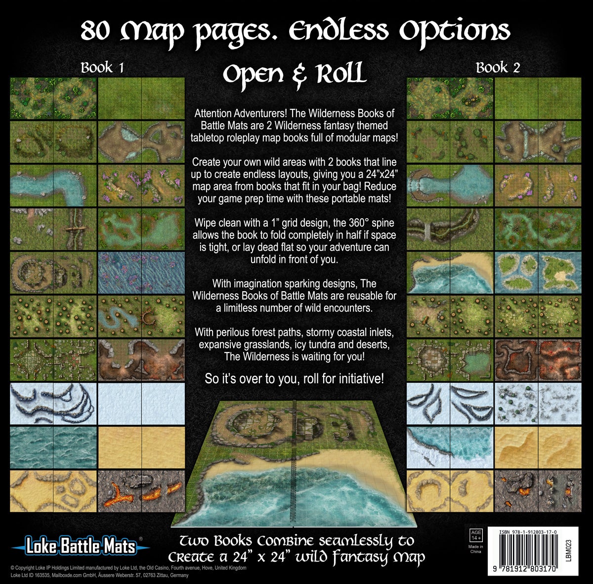 The Wildnerss Books Of Battle Mats Examples - Loke BattleMats