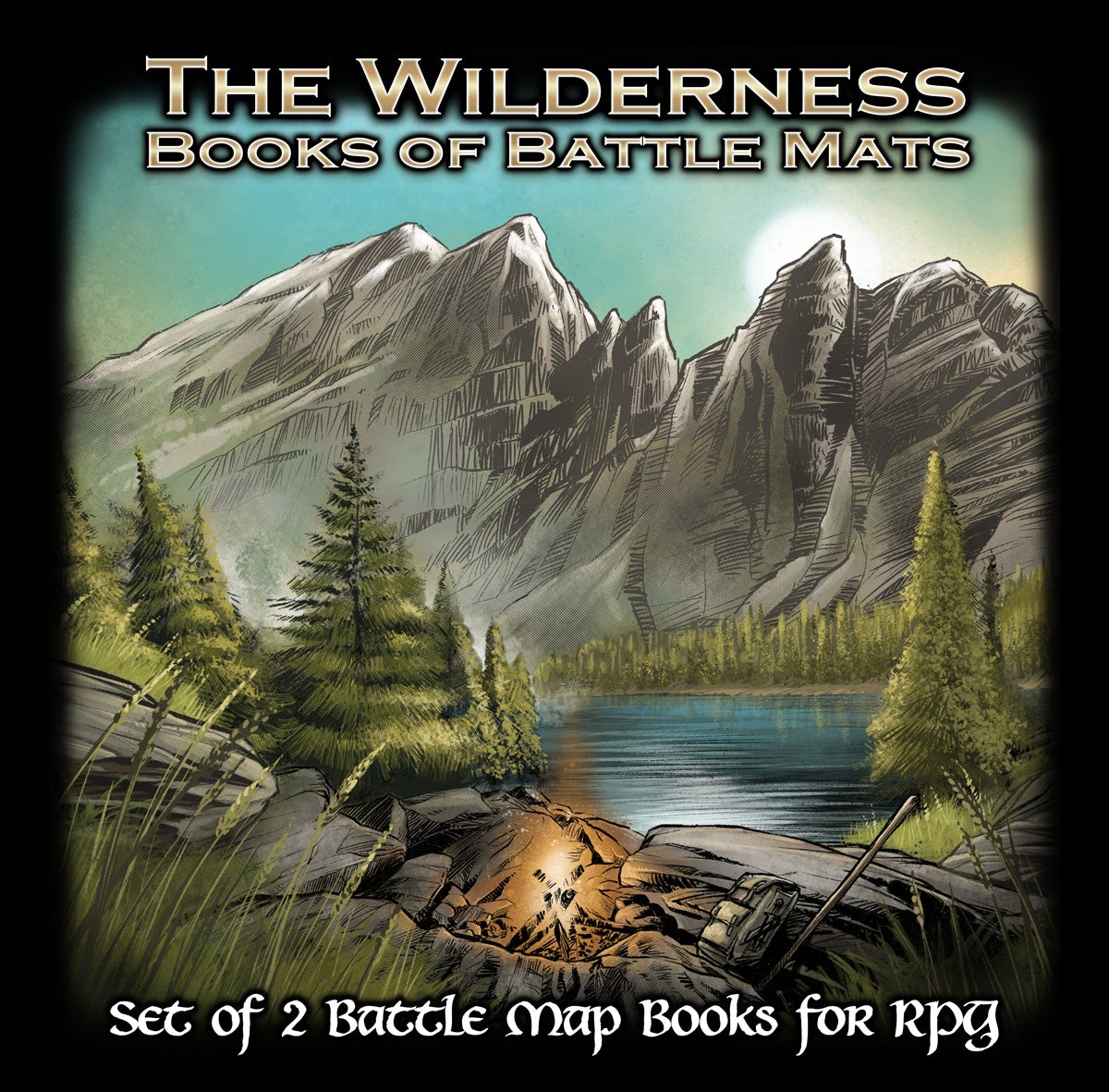 The Wildnerss Books Of Battle Mats - Loke BattleMats
