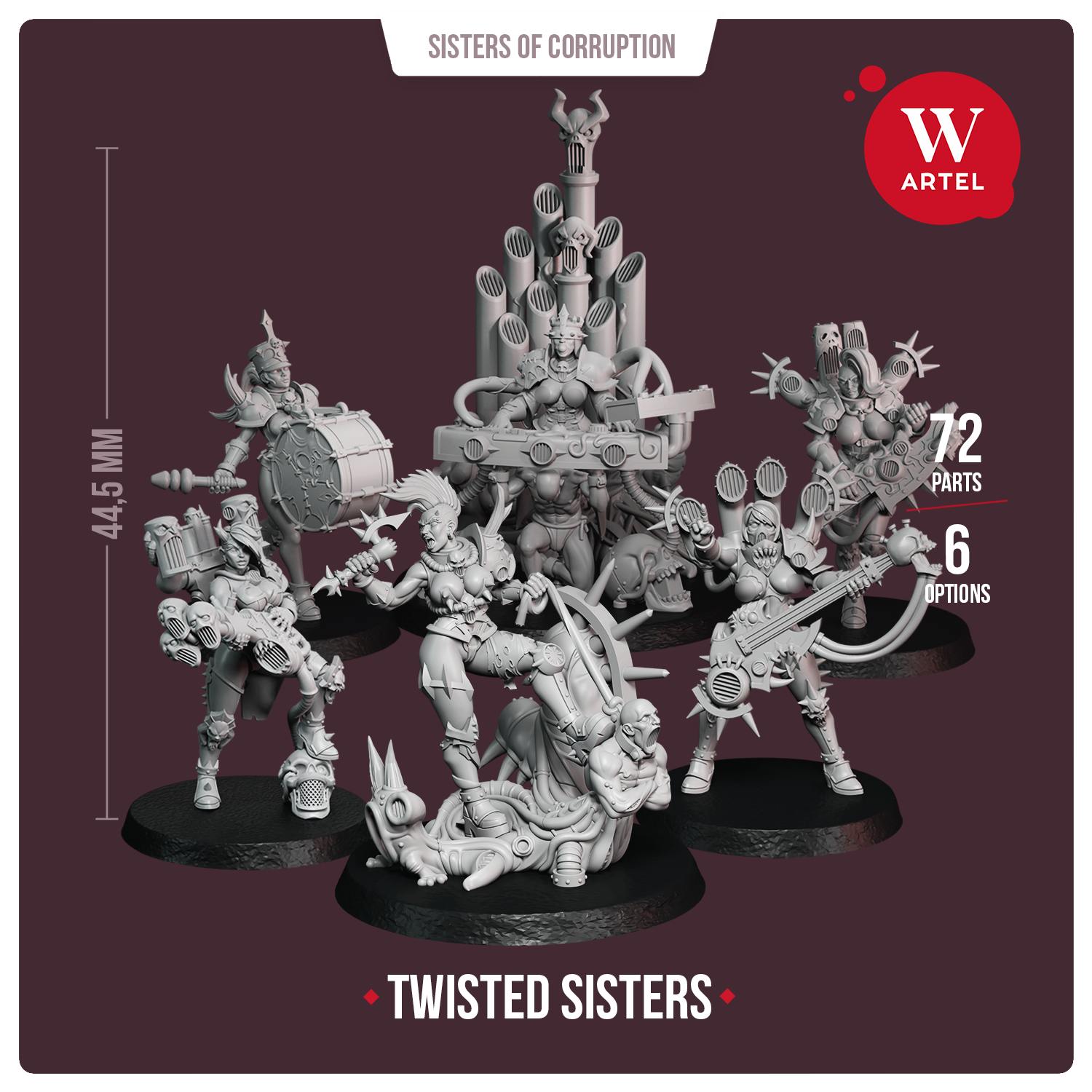 Twisted Sisters - Artel W Miniatures