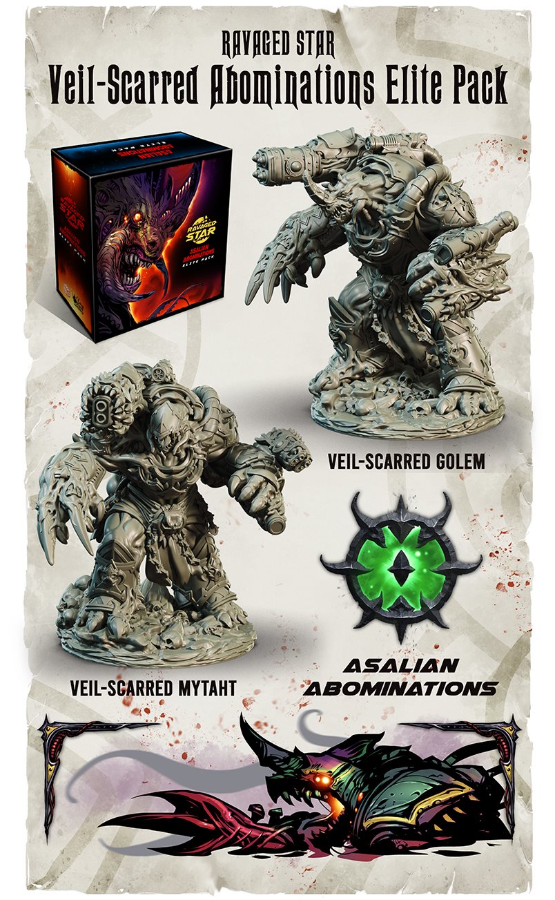Veil-Scarred Abominations Elite Pack - MiniWarGaming & Lazy Squire Games