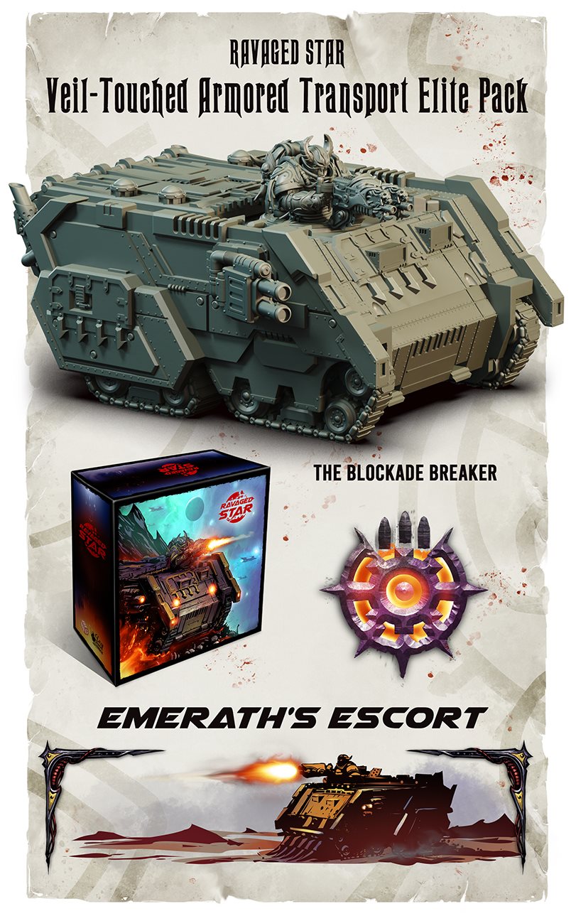 Veil-Touched Armored Transport Elite Pack - MiniWarGaming & Lazy Squire Games