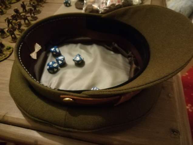 Hat dice tray ready