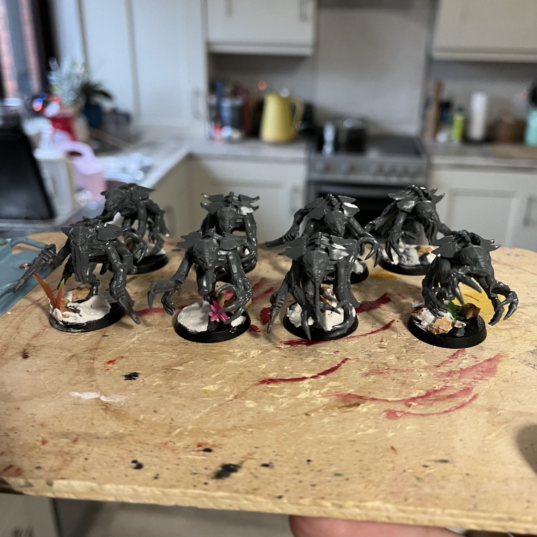 Genestealers base ready 