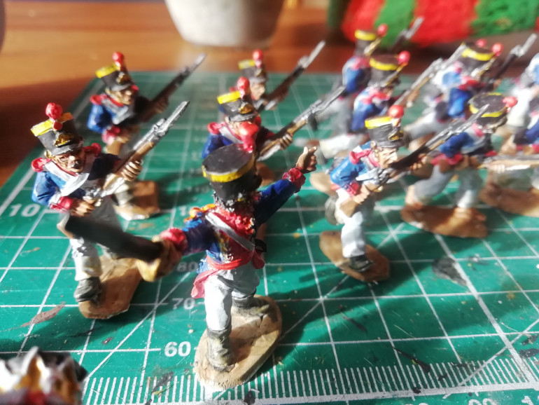 Work on first Mexican regiment