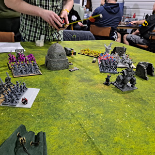 A couple of games with my halflings at 1000pts
