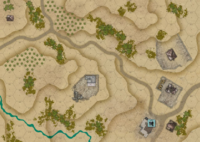 The map for today's game.