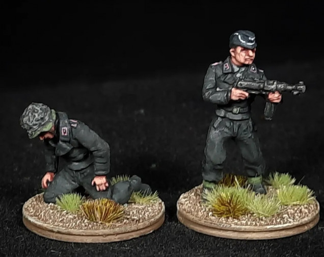 Panzer crewmen...