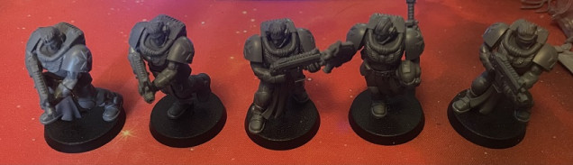 Picked up some spare Black Templar Neophyte bodies so I could use leftovers from the Crusader Squad and some of the BT Upgrade kit. Means that the Loki Crusade has 2 Crusader squads to draw on....