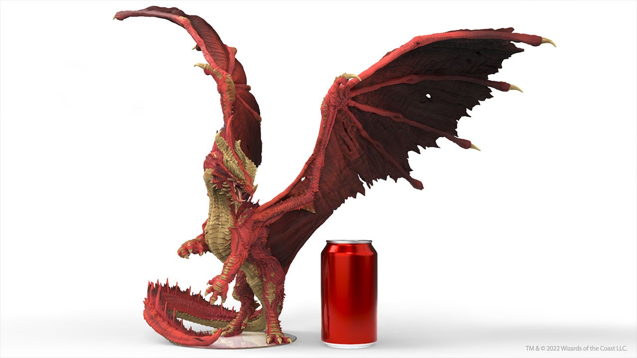WizKids Showcase Their HUGE D&D Ancient Red Dragon OnTableTop – Home of Beasts of War