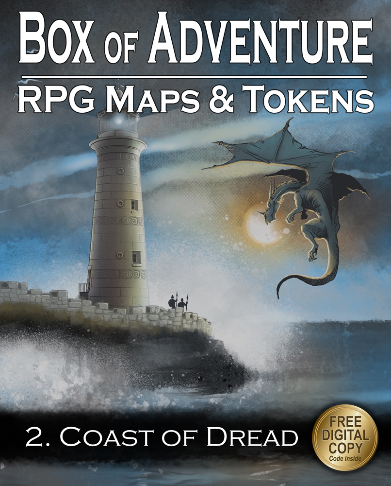 Box Of Adventure Coast Of Dread - Loke BattleMats