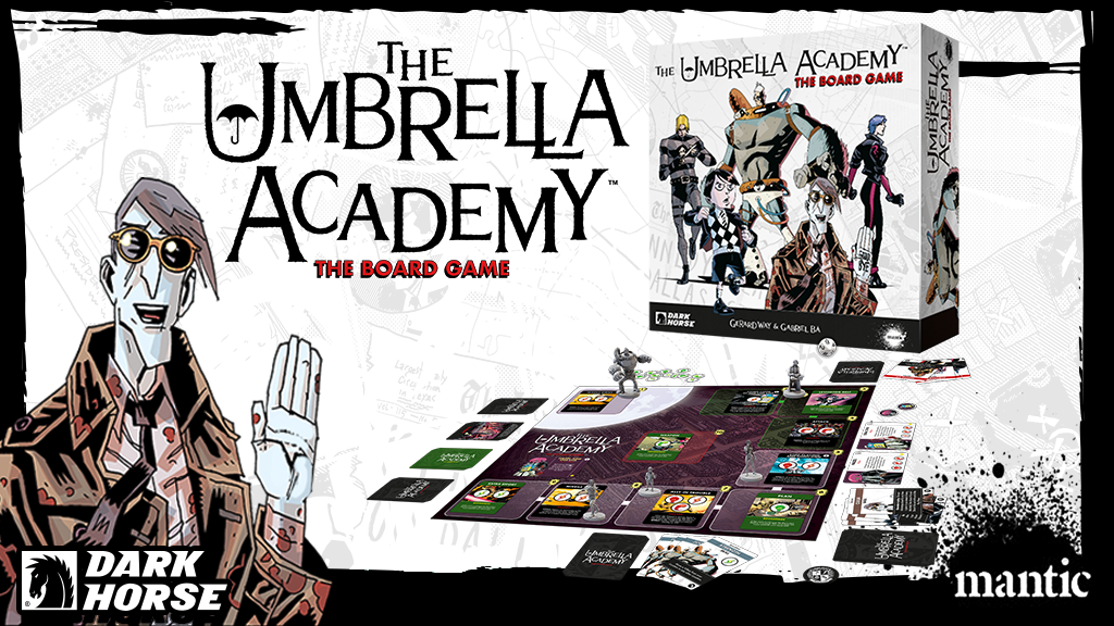 Kickstarter Campaign Banner - The Umbrella Academy The Board Game