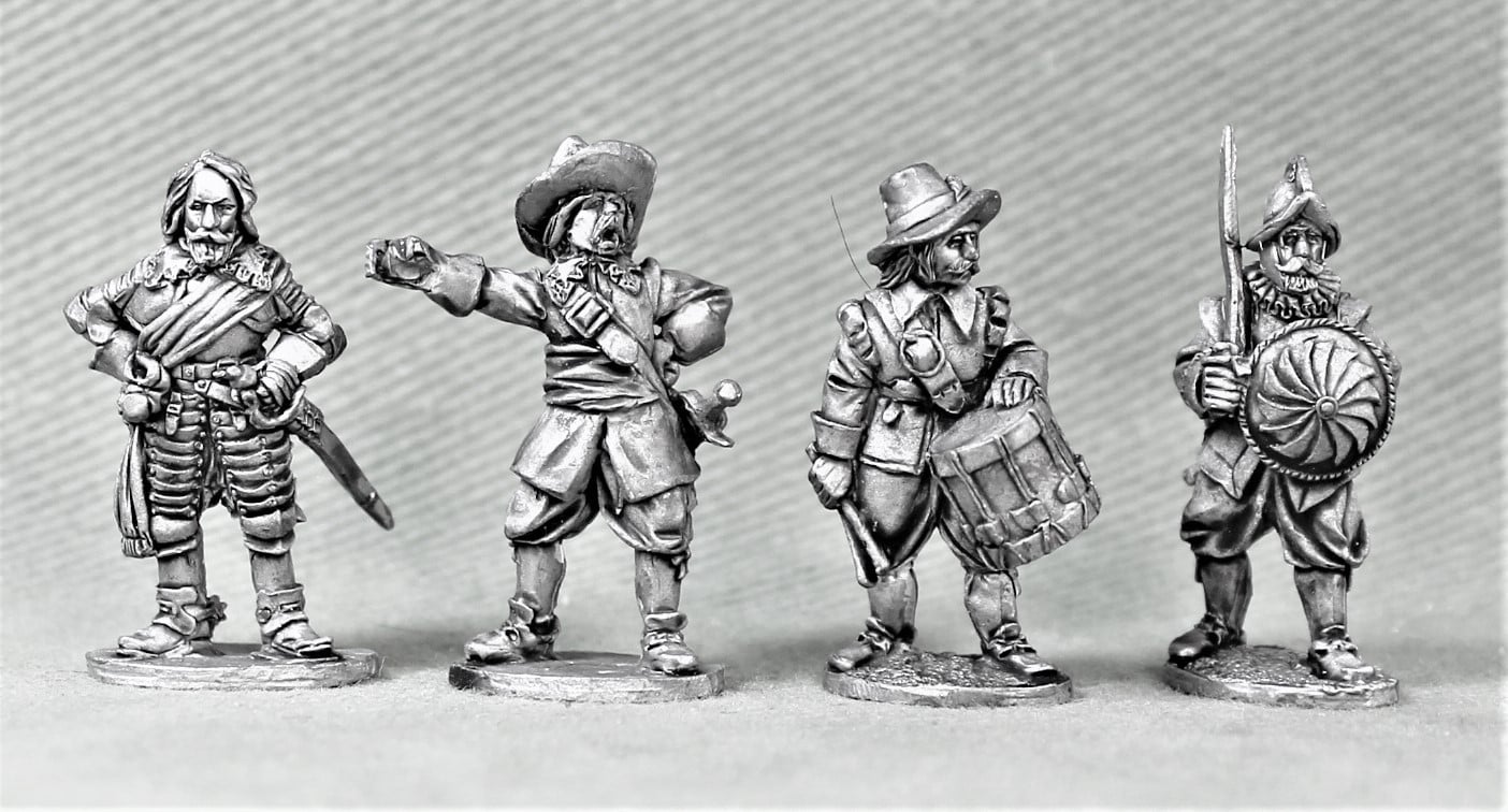 Dismounted General & Command Group - Empress Miniatures