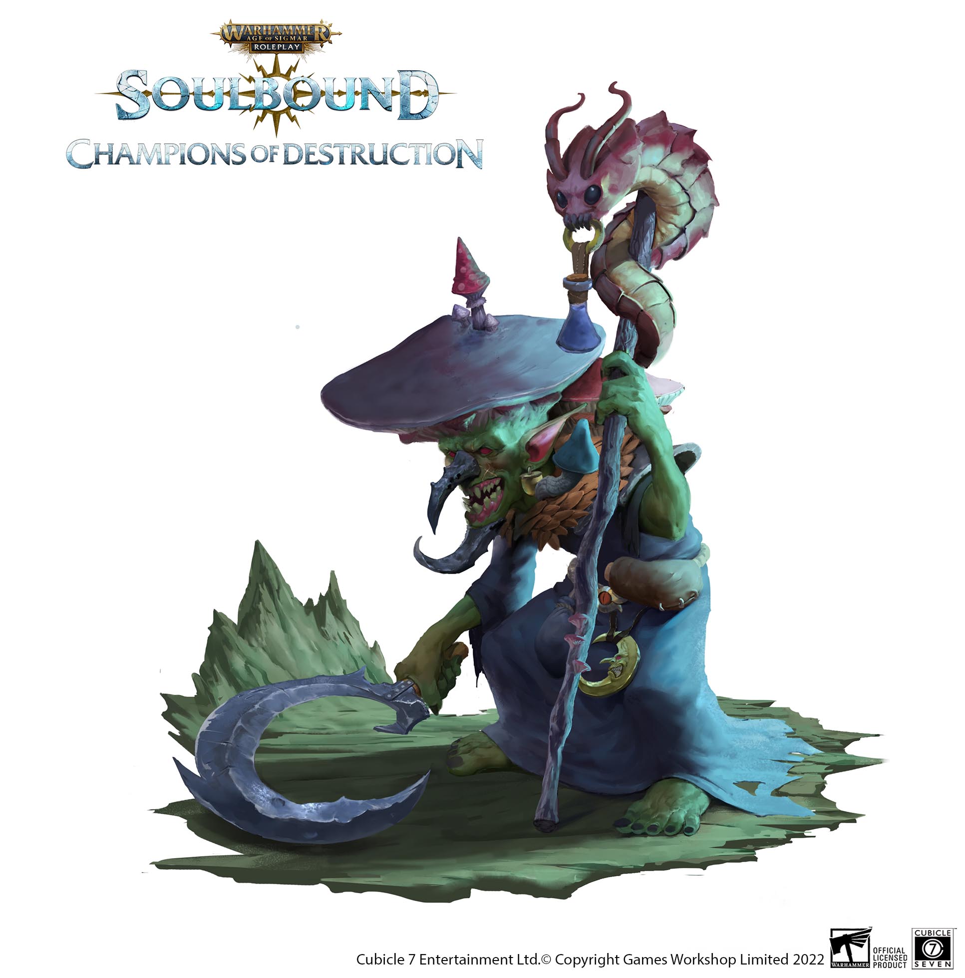 Fungoid Cave Shaman - Warhammer Age Of Sigmar Soulbound
