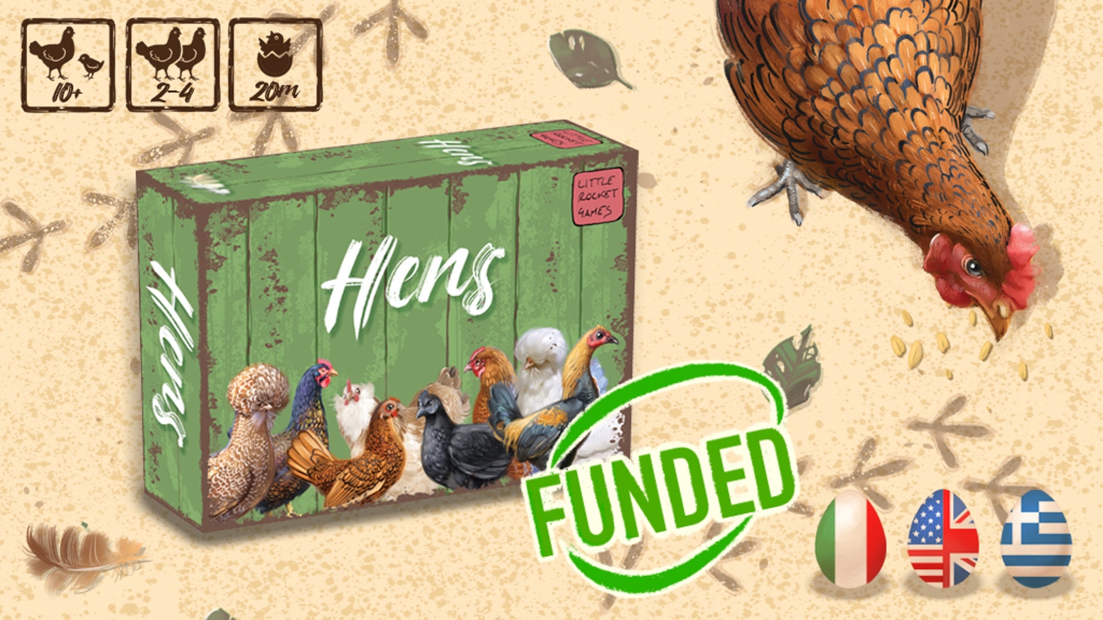 Organise Your Barnyard In Abstract Puzzle Game Hens! OnTableTop