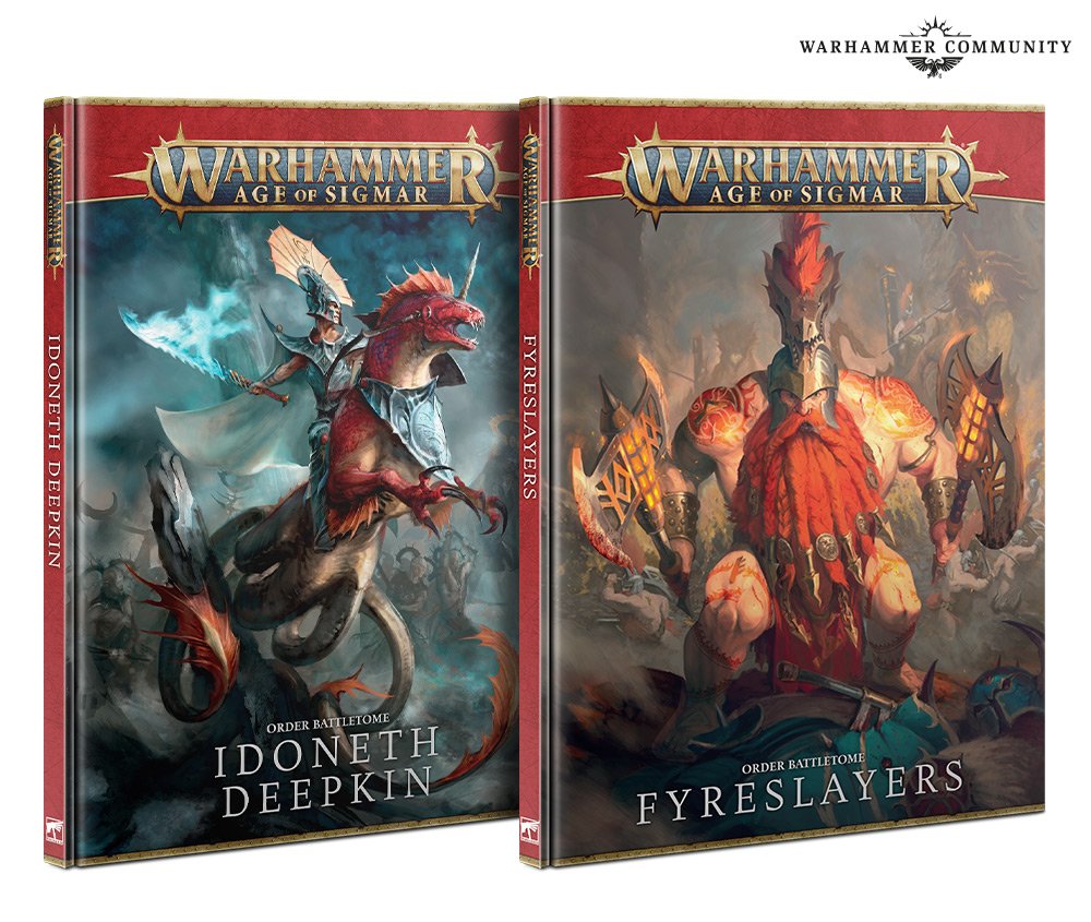 Idoneth Deepkin & Fyreslayers Battletomes - Warhammer Age Of Sigmar