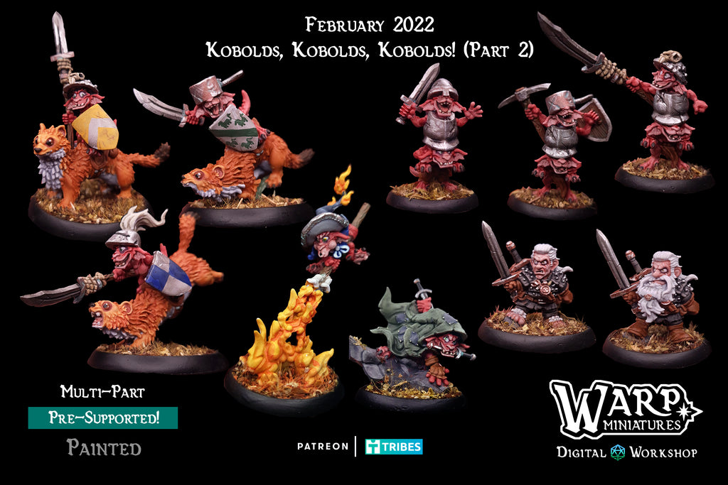Kobolds February 2022 - Warp Miniatures