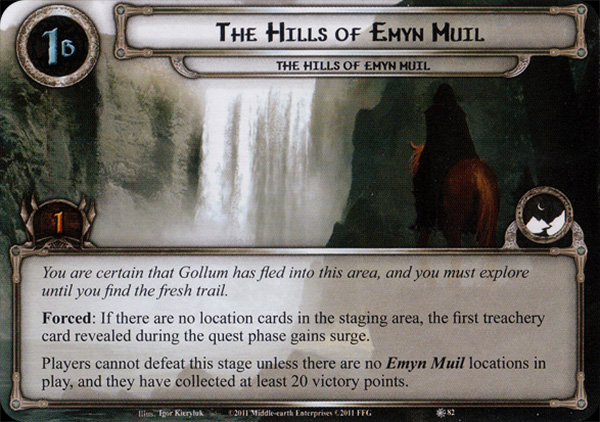 Quest 1 - The Hills of Emyn Muil - The Lord of the Rings LCG
