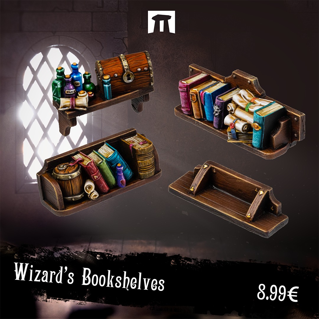 Wizards Bookshelves - Kromlech
