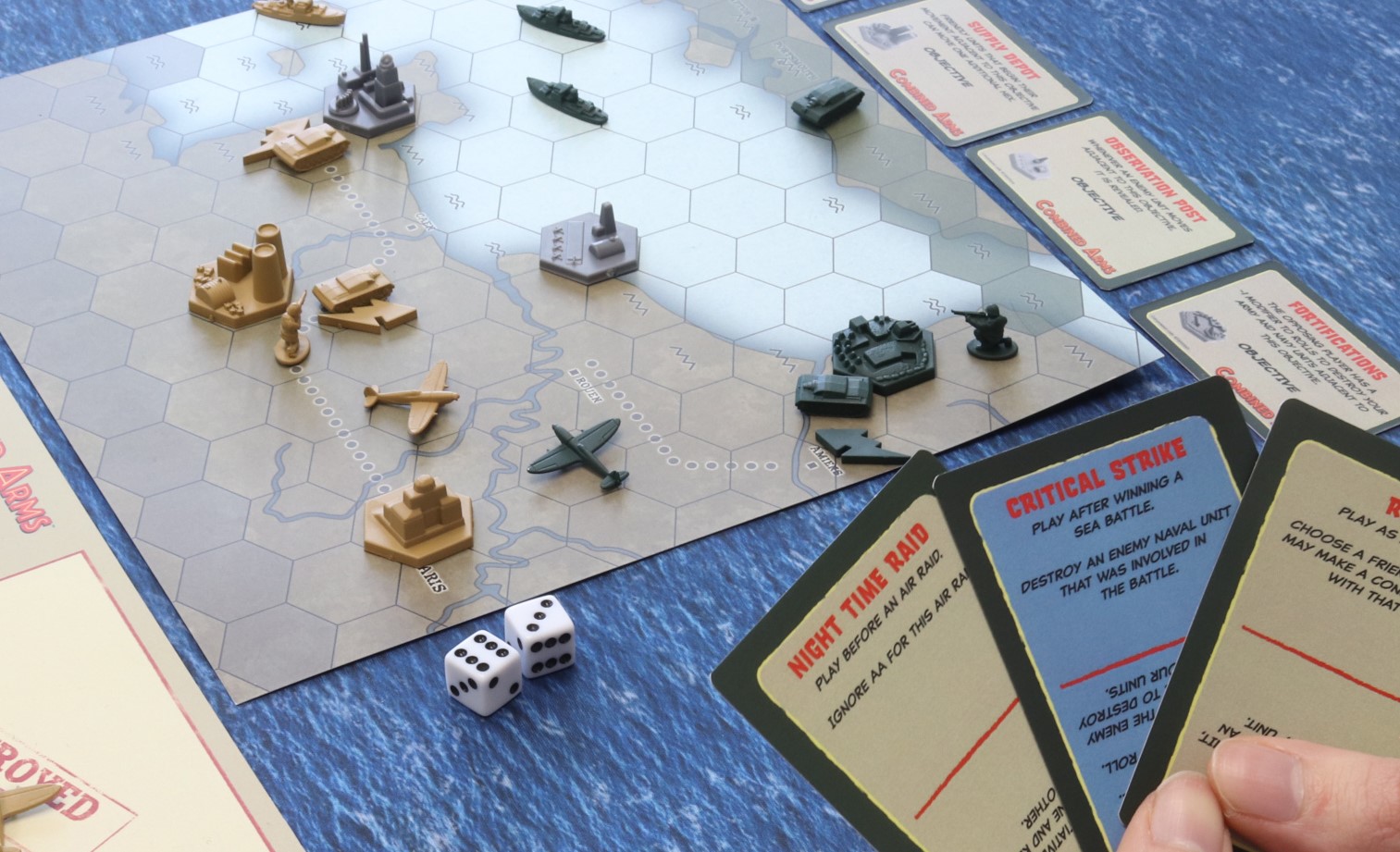 Warlord Announce Combined Arms Strategic Board Game OnTableTop Home