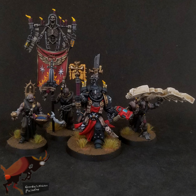 Chaplain Grimaldus & Retinue