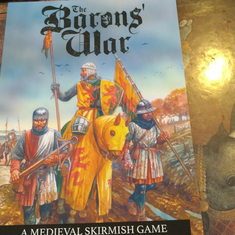 Started talking to Peter about his huge Barons War collection and the retinue options with Dark Age. Really helpful and got some ideas flowing.