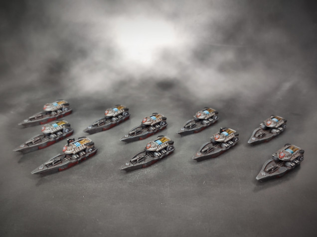 Arminius frigates done! Time to swarm the enemy!