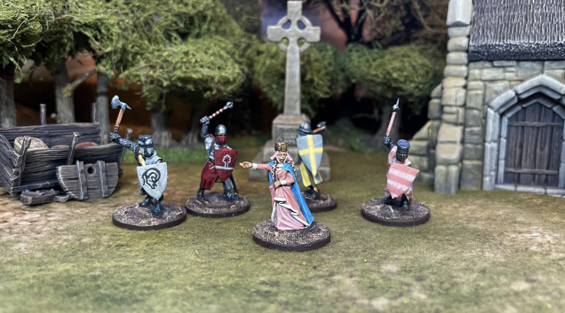 Lady Bonne of Keyham Court and her Knights