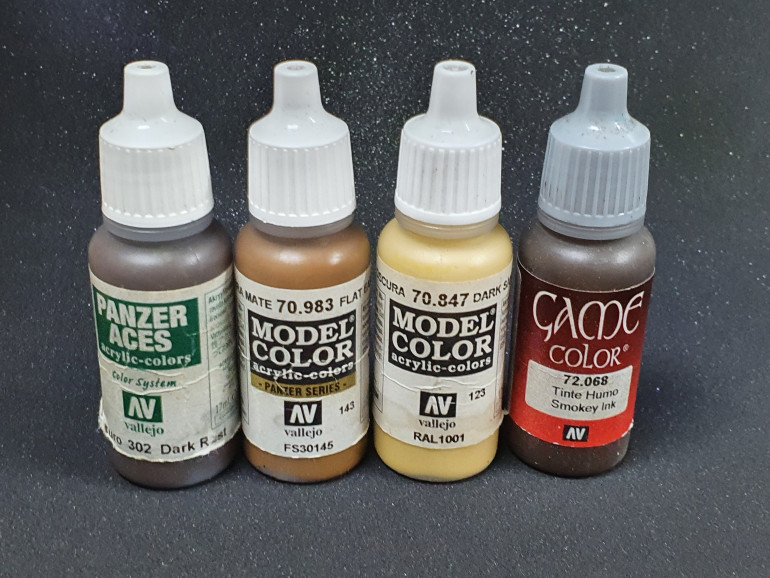 Leather detail paints