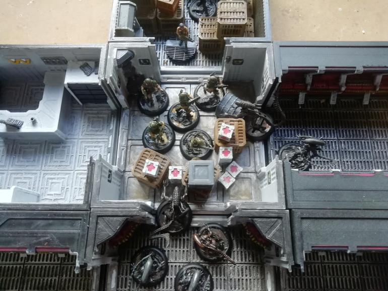 A friend of mine 3D printed this last stand section for my colony which was nice if him. I've been a bit distracted by other projects so still need to get my ground floor sorted 