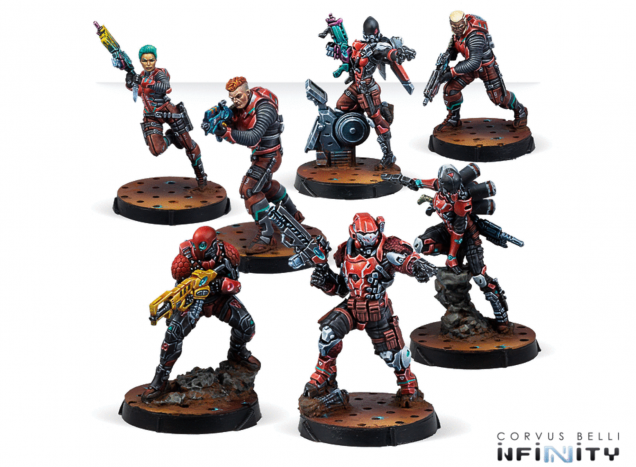 Crimson Stone Nomads part of the Code One starter painted by Sergio